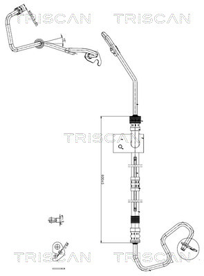 TRISCAN 8516 16015 Hydraulikschlauch, Lenkung