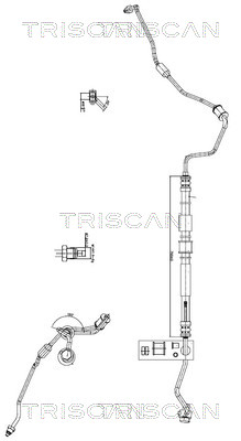 TRISCAN 8516 18001 Hydraulikschlauch, Lenkung