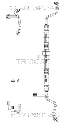TRISCAN 8516 23004 Hydraulikschlauch, Lenkung