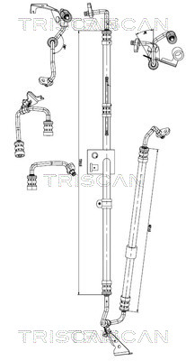 TRISCAN 8516 23012 Hydraulikschlauch, Lenkung