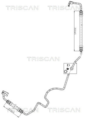 TRISCAN 8516 24001 Hydraulikschlauch, Lenkung