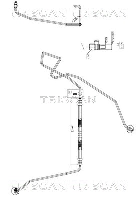 TRISCAN 8516 27002 Hydraulikschlauch, Lenkung