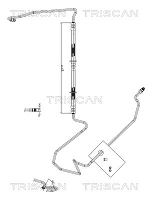 TRISCAN 8516 27004 Hydraulikschlauch, Lenkung