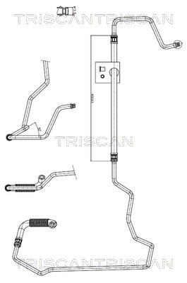 TRISCAN 8516 28002 Hydraulikschlauch, Lenkung