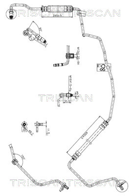 TRISCAN 8516 28011 Hydraulikschlauch, Lenkung