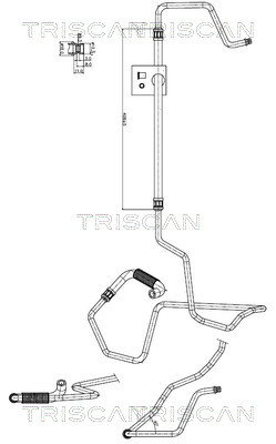 TRISCAN 8516 28014 Hydraulikschlauch, Lenkung