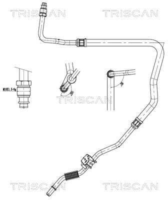 TRISCAN 8516 28016 Hydraulikschlauch, Lenkung