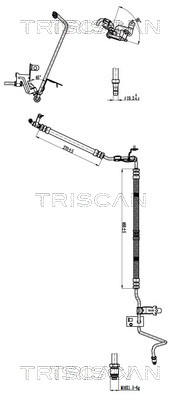 TRISCAN 8516 28017 Hydraulikschlauch, Lenkung