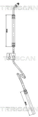 TRISCAN 8516 29002 Hydraulikschlauch, Lenkung
