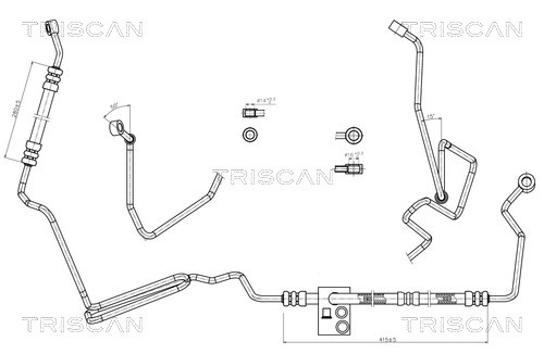 TRISCAN 8516 29005 Hydraulikschlauch, Lenkung