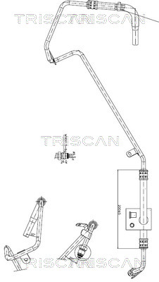 TRISCAN 8516 29018 Hydraulikschlauch, Lenkung