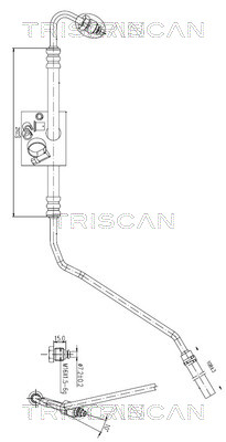 TRISCAN 8516 29023 Hydraulikschlauch, Lenkung
