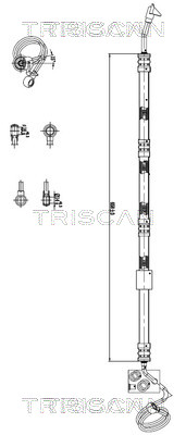 TRISCAN 8516 29038 Hydraulikschlauch, Lenkung