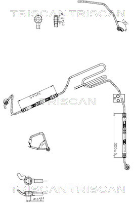 TRISCAN 8516 29043 Hydraulikschlauch, Lenkung