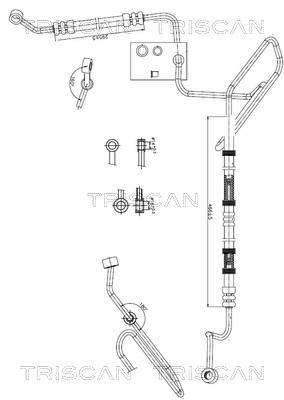 TRISCAN 8516 29045 Hydraulikschlauch, Lenkung