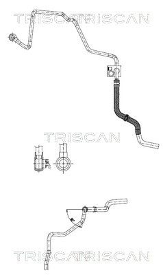 TRISCAN 8516 29055 Hydraulická hadica pre riadenie