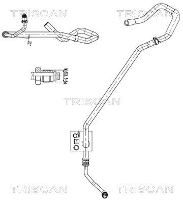 TRISCAN 8516 29056 Hydraulická hadica pre riadenie