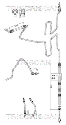 TRISCAN 8516 29064 Hydraulikschlauch, Lenkung