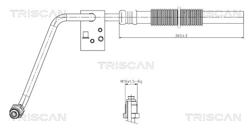 TRISCAN 8516 29066 Hydraulikschlauch, Lenkung