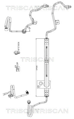 TRISCAN 8516 29073 Hydraulikschlauch, Lenkung