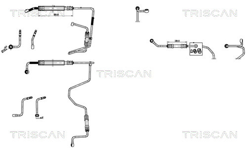TRISCAN 8516 29075 Hydraulikschlauch, Lenkung