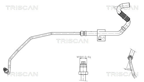 TRISCAN 8516 29080 Hydraulikschlauch, Lenkung