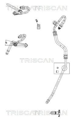 TRISCAN 8516 29085 Hydraulická hadica pre riadenie