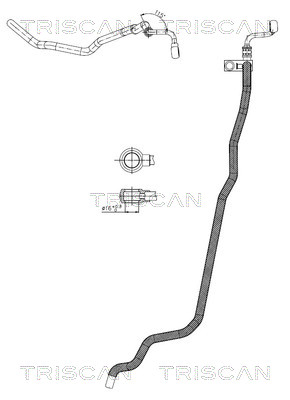 TRISCAN 8516 29089 Hydraulikschlauch, Lenkung