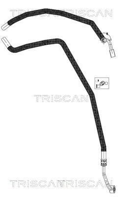 TRISCAN 8516 29091 Hydraulikschlauch, Lenkung