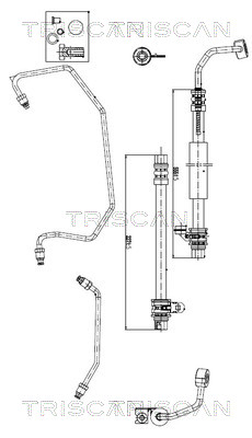TRISCAN 8516 43001 Hydraulikschlauch, Lenkung