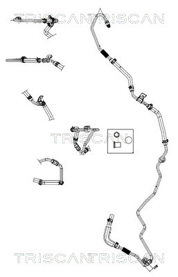 TRISCAN 8516 43005 Hydraulikschlauch, Lenkung