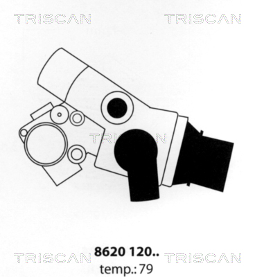 TRISCAN 8620 12079 Termostat, kylvätska