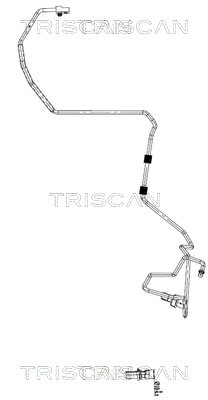 TRISCAN 9010 69001 Hochdruck-/Niederdruckleitung, Klimaanlage