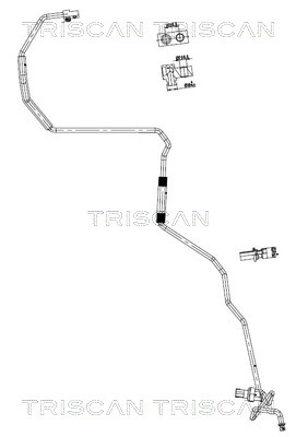 TRISCAN 9010 69002 Hochdruck-/Niederdruckleitung, Klimaanlage