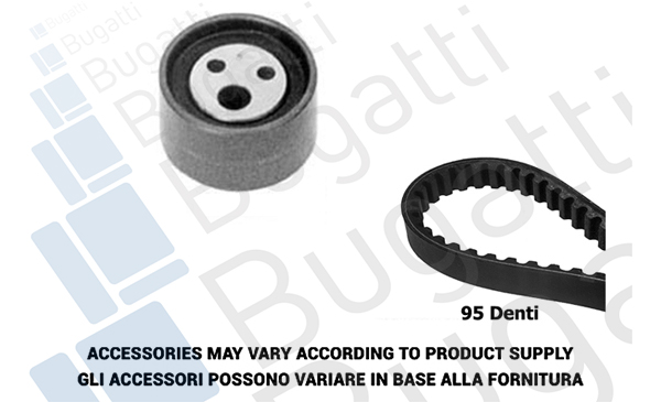 BUGATTI BKCD0057 Σετ οδοντωτού ιμάντα for RENAULT