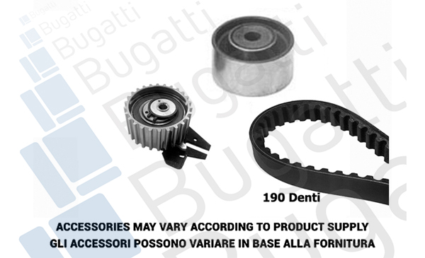 BUGATTI BKCD0099 Σετ οδοντωτού ιμάντα for ALFA ROMEO FIAT LANCIA