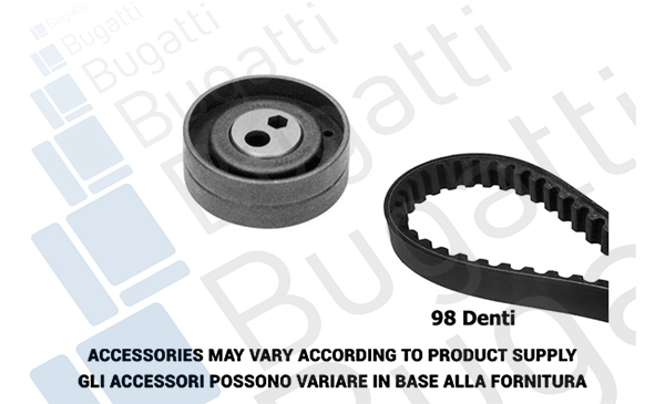 BUGATTI BKCD0136 Σετ οδοντωτού ιμάντα for FORD