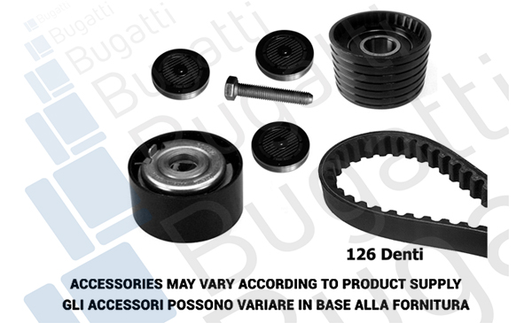 BUGATTI BKCD0143 Σετ οδοντωτού ιμάντα for NISSAN OPEL RENAULT VAUXHALL