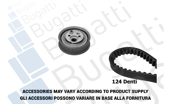 BUGATTI BKCD0274 Σετ οδοντωτού ιμάντα for AUDI VW