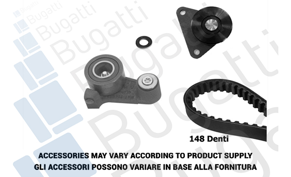 BUGATTI BKCD0401 Σετ οδοντωτού ιμάντα for RENAULT VOLVO