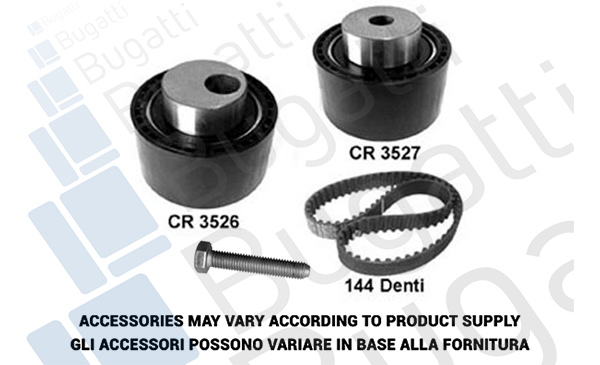 BUGATTI BKCD0567 Σετ οδοντωτού ιμάντα for CITROËN FIAT LANCIA PEUGEOT SUZUKI