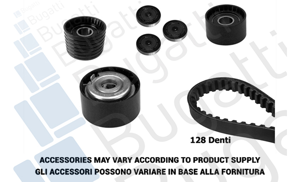 BUGATTI BKCD0615 Σετ οδοντωτού ιμάντα for RENAULT