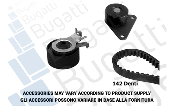 BUGATTI BKCD0671 Σετ οδοντωτού ιμάντα for RENAULT VOLVO
