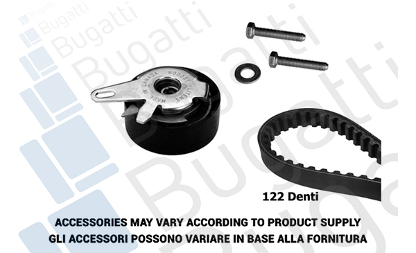BUGATTI BKCD0677 Σετ οδοντωτού ιμάντα for VOLVO VW