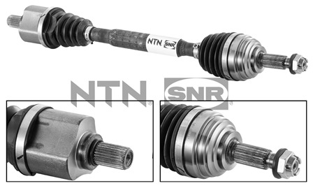 SNR DK55.007 Albero motore/Semiasse