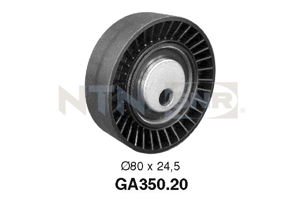 SNR GA350.20 Rullo tenditore, Cinghia Poly-V-Rullo tenditore, Cinghia Poly-V-Ricambi Euro
