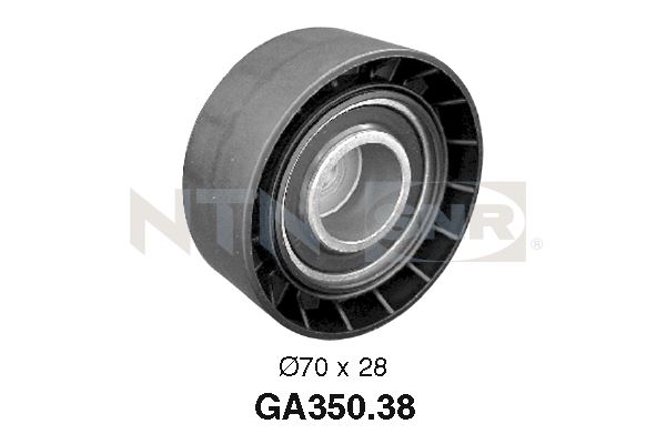 SNR GA350.38 Rullo tenditore, Cinghia Poly-V