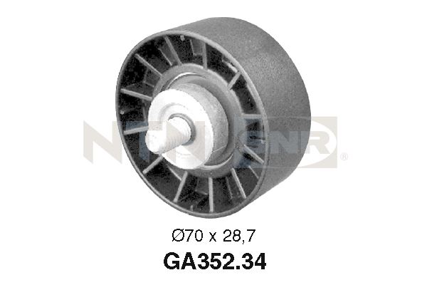 SNR GA352.34 Galoppino/Guidacinghia, Cinghia Poly-V