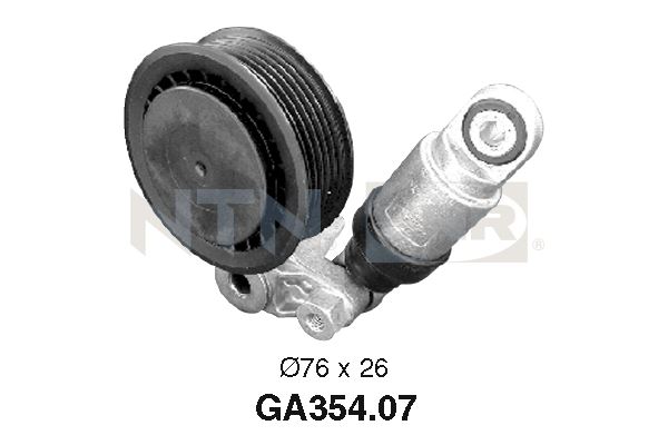 SNR GA354.07 Rullo tenditore, Cinghia Poly-V