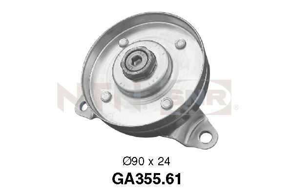 SNR GA355.61 Rullo tenditore, Cinghia Poly-V